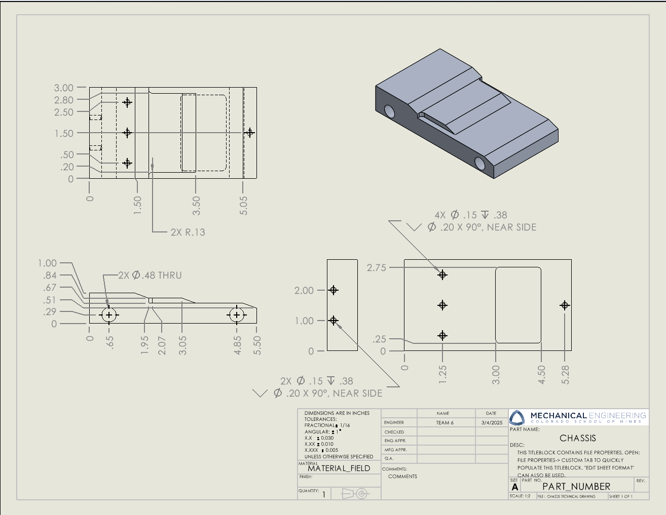 Image of Engineering Drawing